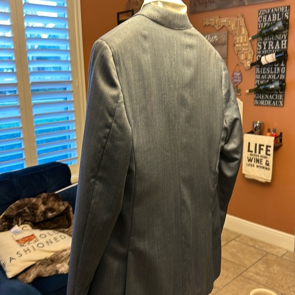 Ermenegildo Zegna Tindari Blue Wool Blazer - Picture 7 of 13